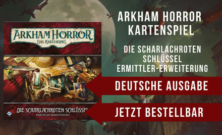 Arkham Horror Kartenspiel - Die scharlachroten Schlüssel (Ermittler-Erweiterung) (DE)