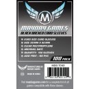 Card Sleeves - 59 x 92mm - Euro - Black Backed - 100...