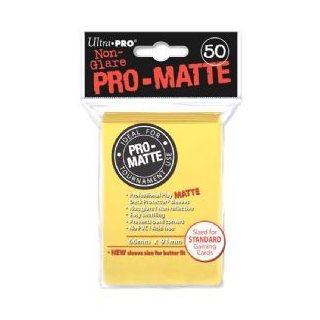 Ultra Pro: Pro-Matte Sleeves Yellow (50)