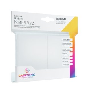 Prime Sleeves White (100 Sleeves)