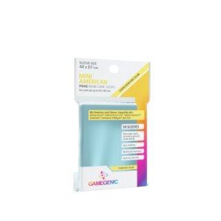 Prime Mini American-Sized Sleeves 44 x 67 mm - Clear (50 Sleeves)