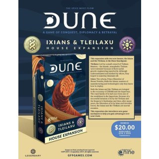 Dune Board Game: The Ixians and the Tleilaxu House Expansion (EN)