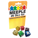 Meeple D6 Dice Set - Yellow (EN)