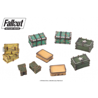 Fallout: Wasteland Warfare - Terrain Expansion: Cases and Crates (EN)