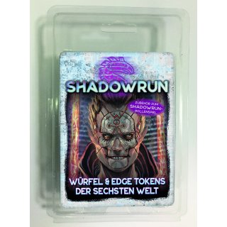 Shadowrun: Würfel & Edge Tokens der Sechstem Welt