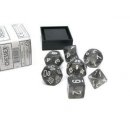 Chessex Translucent 7-Die Set - Smoke/white