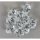 Chessex Translucent Ten d10 Set - Clear/white