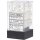 Chessex Translucent 16mm d6 with pips Dice Blocks (12 Dice) - Clear w/white
