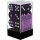Chessex Translucent 16mm d6 with pips Dice Blocks (12 Dice) - Purple w/white