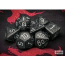 Chessex Speckled 7-Die Set - Ninja