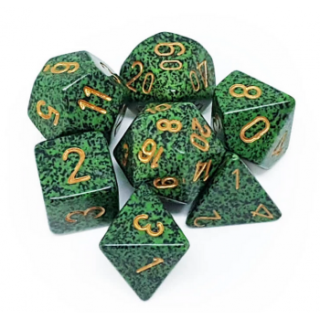 Chessex Speckled 7-Die Set - Golden Recon