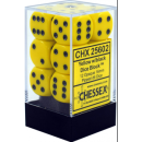 Chessex Opaque 16mm d6 with pips Dice Blocks (12 Dice) -...