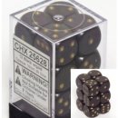 Chessex Opaque 16mm d6 with pips Dice Blocks (12 Dice) -...