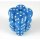 Chessex Speckled 16mm d6 with pips Dice Blocks (12 Dice) - Water