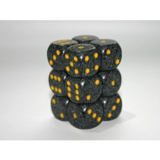 Chessex Speckled 16mm d6 with pips Dice Blocks (12 Dice) - Urban Camo