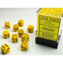 Chessex Opaque 12mm d6 with pips Dice Blocks (36 Dice) -...