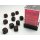 Chessex Opaque 12mm d6 with pips Dice Blocks (36 Dice) - Black w/red