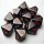 Chessex Opaque Ten d10 Set - Black/red