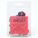 Chessex Gemini Ten d10 Sets - Blue-Red w/gold
