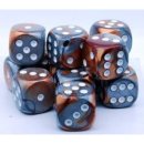Chessex Gemini 16mm d6 with pips Dice Blocks (12 Dice) -...