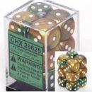 Chessex Gemini 16mm d6 with pips Dice Blocks (12 Dice) -...