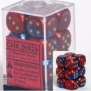 Chessex Gemini 16mm d6 with pips Dice Blocks (12 Dice) -...