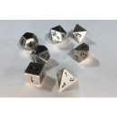 Chessex Specialty Dice Sets - Solid Metal Silver Colour...