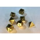 Chessex Specialty Dice Sets - Solid Metal Old Brass...