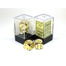 Chessex Specialty Dice Sets - Gold-Plated Metallic 16mm...