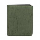 Zippered Suede 9-Pocket Premium PRO-Binder - Emerald