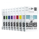 Just Sleeves - Japanese Size Black (60 Sleeves)