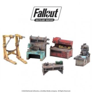 Fallout - Wasteland Warfare: Terrain Settlement - Work Benches (EN)