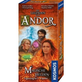 Die Legenden von Andor:  Magische Helden (Erweiterung für 5 - 6 Spieler) (DE)