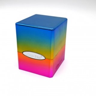 Ultra Pro: Deck Box - Satin Cube - Rainbow