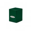 Ultra Pro: Deck Box - Satin Cube - Hi-Gloss Emerald Green