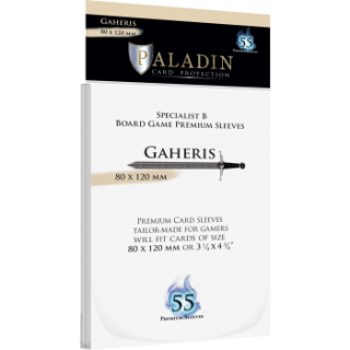 Paladin Sleeves - Gaheris Premium Specialist B 80x120mm (55 Sleeves)