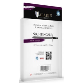 Paladin Sleeves - Nightingale Premium Wider XL PLUS 127x153mm (55 Sleeves)