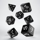 Classic RPG Black & White Dice Set (7)