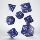 Classic RPG Cobalt & White Dice Set (7)