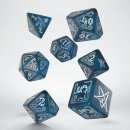 Call of Cthulhu RPG -  Abyssal & White Dice Set (7)