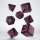 Call of Cthulhu RPG - 7th Edition Black & magenta Dice Set (7)