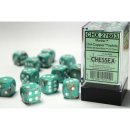 Chessex 16mm d6 with pips Dice Blocks (12 Dice) - Marble...