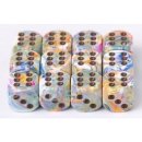 Chessex 16mm d6 with pips Dice Blocks (12 Dice) - Festive...