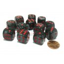 Chessex 16mm d6 with pips Dice Blocks (12 Dice) - Velvet...