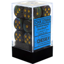 Chessex 16mm d6 with pips Dice Blocks (12 Dice) -...
