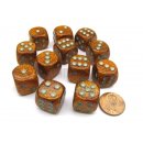 Chessex 16mm d6 with pips Dice Blocks (12 Dice) - Glitter...