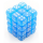 Chessex Signature 12mm d6 with pips Dice Blocks (36 Dice) - Frosted Caribbean Blue w/white