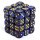Chessex Signature 12mm d6 with pips Dice Blocks (36 Dice) - Scarab Royal Blue w/gold