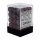Chessex Signature 12mm d6 with pips Dice Blocks (36 Dice) - Velvet Black w/red