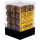 Chessex Signature 12mm d6 with pips Dice Blocks (36 Dice) - Lustrous Gold w/silver